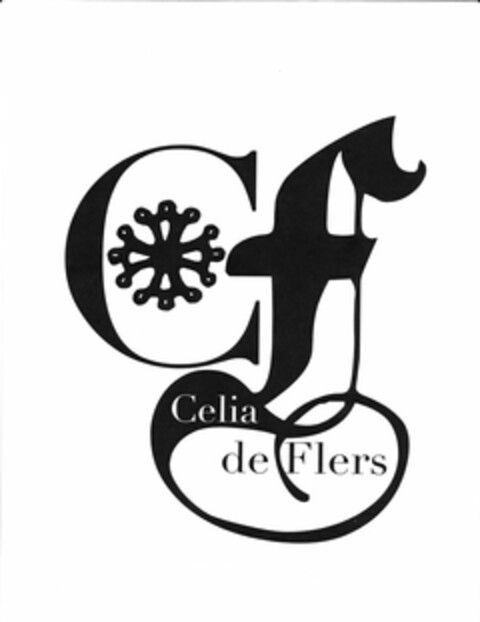 CF CELIA DE FLERS Logo (USPTO, 10.04.2011)