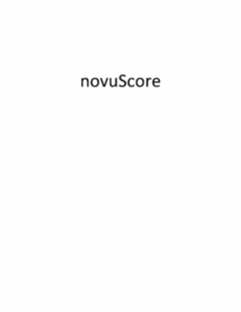 NOVUSCORE Logo (USPTO, 08/23/2011)