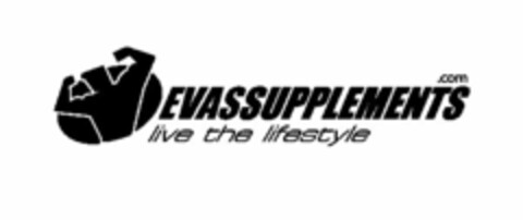 EVASSUPPLEMENTS LIVE THE LIFESTYLE .COM Logo (USPTO, 15.11.2011)