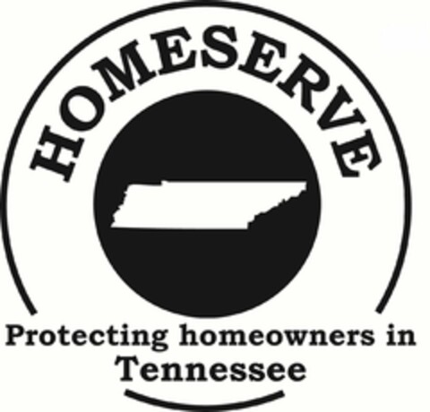 HOMESERVE PROTECTING HOMEOWNERS IN TENNESSEE Logo (USPTO, 07.01.2013)