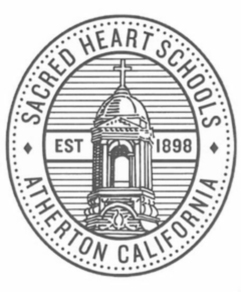 SACRED HEART SCHOOLS EST 1898 ATHERTON CALIFORNIA Logo (USPTO, 07/01/2013)