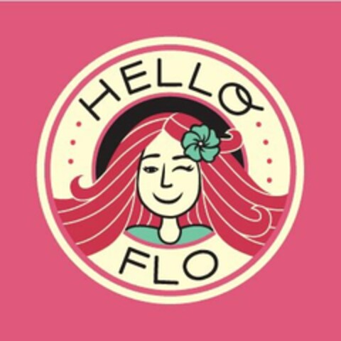 HELLOFLO Logo (USPTO, 08/15/2013)