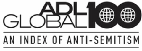 ADL GLOBAL 100 AN INDEX OF ANTI-SEMITISM Logo (USPTO, 25.04.2014)