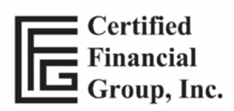 CFG CERTIFIED FINANCIAL GROUP, INC. Logo (USPTO, 28.05.2014)