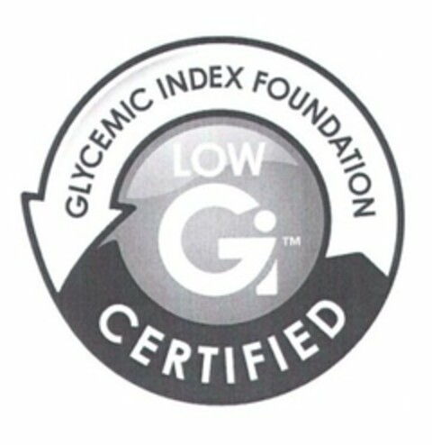 GLYCEMIC INDEX FOUNDATION LOW GI CERTIFIED Logo (USPTO, 01.07.2014)