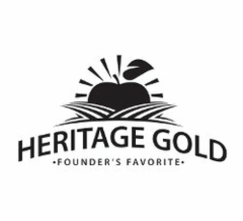 HERITAGE GOLD · FOUNDER'S FAVORITE · Logo (USPTO, 04.12.2014)