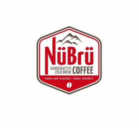 NÜBRÜ HANDCRAFTED COLD BREW COFFEE FAMILIAR FLAVOR· IDEAL ENERGY Logo (USPTO, 05.12.2014)