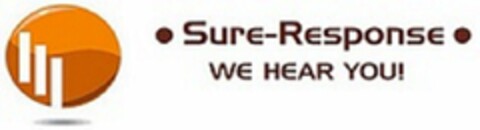 SURE-RESPONSE WE HEAR YOU! Logo (USPTO, 26.03.2015)