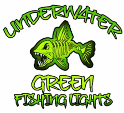 UNDERWATER GREEN FISHING LIGHTS Logo (USPTO, 04/20/2015)