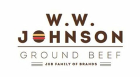 W.W. JOHNSON GROUND BEEF J&B FAMILY OF BRANDS Logo (USPTO, 28.12.2015)