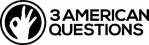 3 AMERICAN QUESTIONS Logo (USPTO, 03/08/2016)