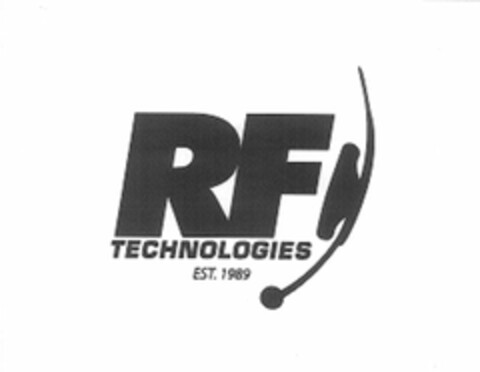 RF TECHNOLOGIES EST. 1989 Logo (USPTO, 26.04.2016)