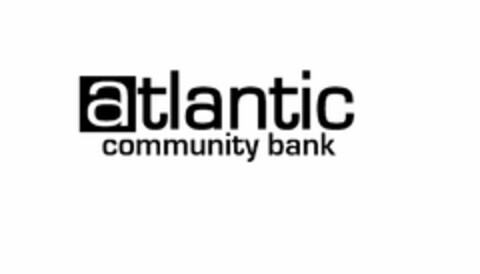 ATLANTIC COMMUNITY BANK Logo (USPTO, 03/09/2017)