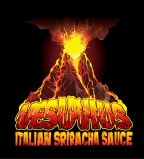 VESUVIUS ITALIAN SRIRACHA SAUCE Logo (USPTO, 05/16/2017)