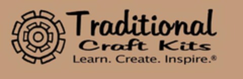 TRADITIONAL CRAFT KITS LEARN. CREATE. INSPIRE. Logo (USPTO, 11.08.2017)