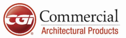 CGI COMMERCIAL ARCHITECTURAL PRODUCTS Logo (USPTO, 20.09.2017)