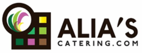 ALIA'S CATERING.COM Logo (USPTO, 11.02.2018)