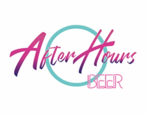 AFTER HOURS BEER Logo (USPTO, 17.06.2018)