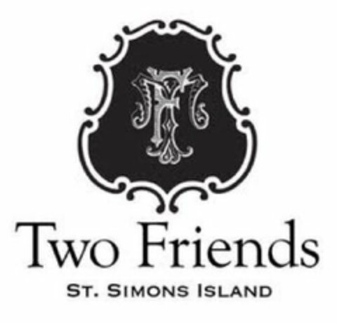 TF TWO FRIENDS ST SIMONS ISLAND Logo (USPTO, 26.06.2018)