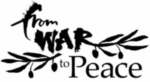 FROM WAR TO PEACE Logo (USPTO, 24.08.2018)