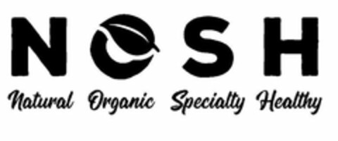 NOSH NATURAL ORGANIC SPECIALTY HEALTHY Logo (USPTO, 05/15/2019)