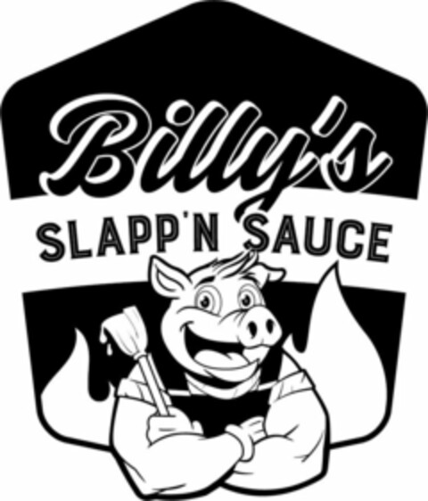 BILLY'S SLAPP'N SAUCE Logo (USPTO, 22.07.2019)