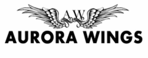 AW AURORA WINGS Logo (USPTO, 23.08.2019)