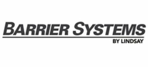 BARRIER SYSTEMS BY LINDSAY Logo (USPTO, 19.03.2020)