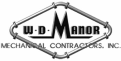 W. D. MANOR MECHANICAL CONTRACTORS, INC. Logo (USPTO, 03/30/2020)