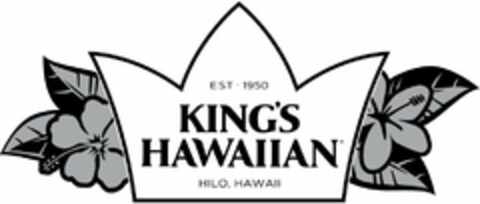 KING'S HAWAIIAN EST. 1950 HILO, HAWAII Logo (USPTO, 07/31/2020)