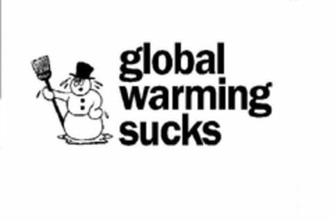 GLOBAL WARMING SUCKS Logo (USPTO, 02/13/2009)