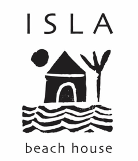 ISLA BEACH HOUSE Logo (USPTO, 07/14/2009)