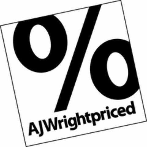 % AJWRIGHTPRICED Logo (USPTO, 03.05.2010)