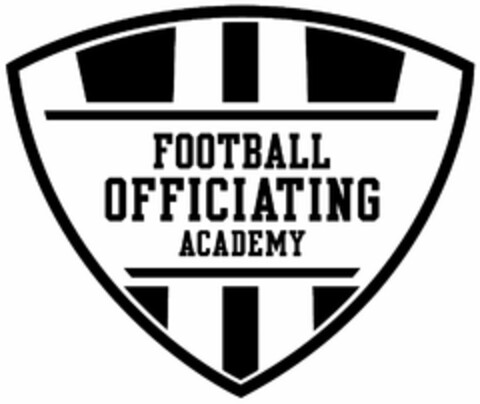 FOOTBALL OFFICIATING ACADEMY Logo (USPTO, 05/18/2010)