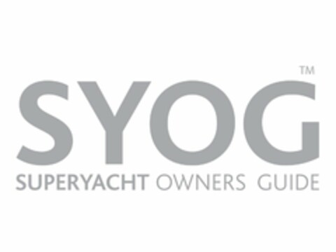 SYOG SUPERYACHT OWNERS' GUIDE Logo (USPTO, 03.06.2010)