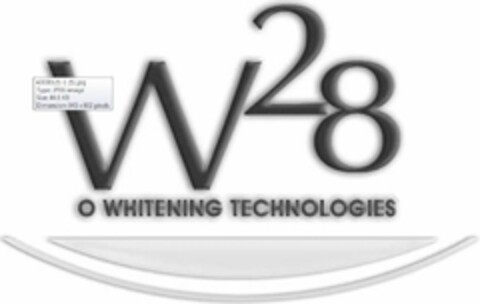 W28 WHITENING TECHNOLOGIES Logo (USPTO, 25.08.2010)