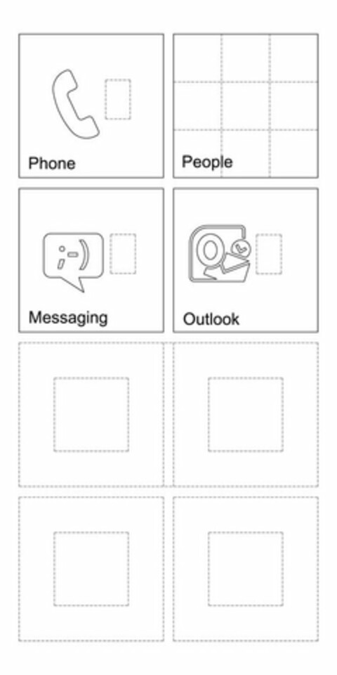 PHONE PEOPLE MESSAGING OUTLOOK Logo (USPTO, 02/11/2011)