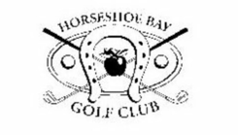 HORSESHOE BAY GOLF CLUB Logo (USPTO, 10/03/2011)