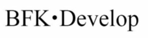 BFK· DEVELOP Logo (USPTO, 05.10.2011)