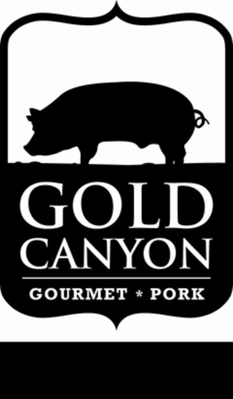 GOLD CANYON GOURMET PORK Logo (USPTO, 14.06.2012)