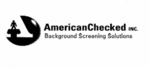 A AMERICANCHECKED INC. BACKGROUND SCREENING SOLUTIONS Logo (USPTO, 20.06.2012)