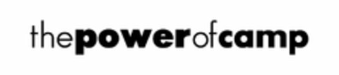 THEPOWEROFCAMP Logo (USPTO, 10/17/2012)