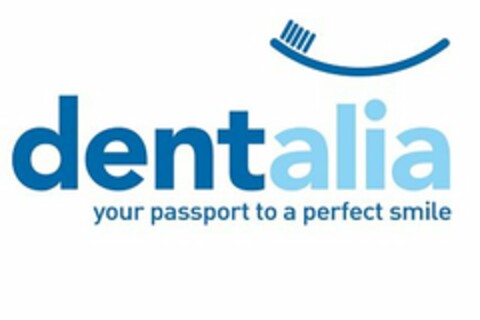 DENTALIA YOUR PASSPORT TO A PERFECT SMILE Logo (USPTO, 19.03.2014)