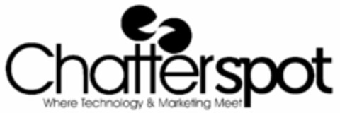 CHATTERSPOT WHERE TECHNOLOGY & MARKETING MEET Logo (USPTO, 03.04.2014)