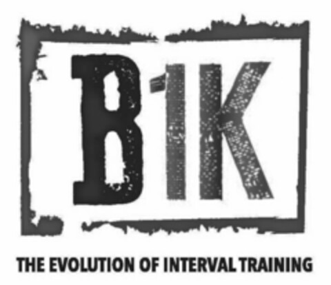 B1K THE EVOLUTION OF INTERVAL TRAINING Logo (USPTO, 06/27/2014)