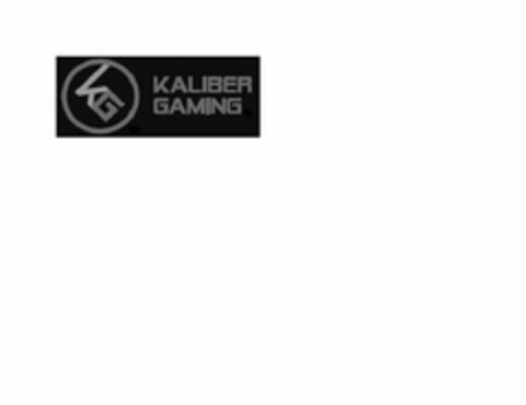 KG KALIBER GAMING Logo (USPTO, 09.12.2015)