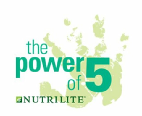 THE POWER OF 5 NUTRILITE Logo (USPTO, 16.05.2016)