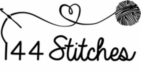 144 STITCHES Logo (USPTO, 06.07.2016)