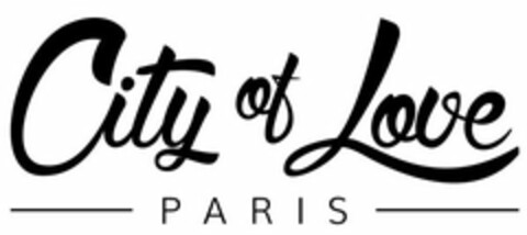 CITY OF LOVE PARIS Logo (USPTO, 09/21/2016)