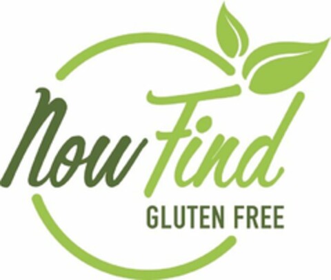 NOW FIND GLUTEN FREE Logo (USPTO, 09.01.2017)